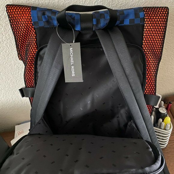 NWT MICHEAL KORS KENT ROLLTOP BACKPACK main image 5